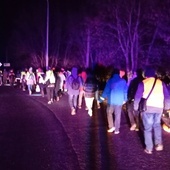 20 km nocnej Drogi Krzyżowej