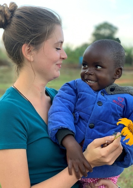 Emilia na wolontariacie misyjnym w Ugandzie 