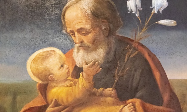 Święty Józef z małym Jezusem