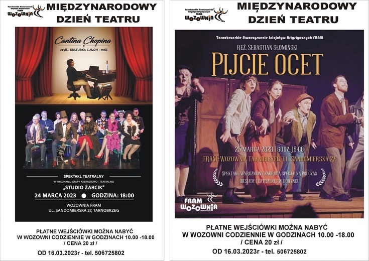 Tarnobrzeg. Dni Teatru w Wozowni