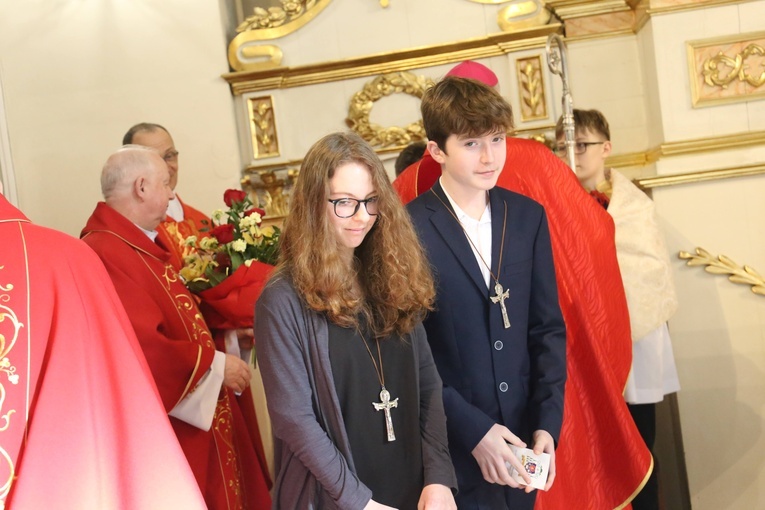 Bierzmowanie w Olszynach koło Wojnicza