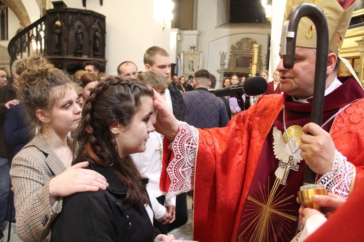 Bierzmowanie w katedrze