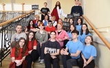 Młodzi wolontariusze z bursy międzyszkolnej w Tarnowie.