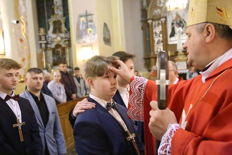 Bierzmowanie w Porąbce Uszewskiej