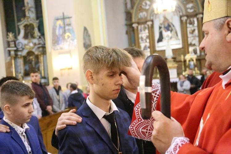 Bierzmowanie w Porąbce Uszewskiej