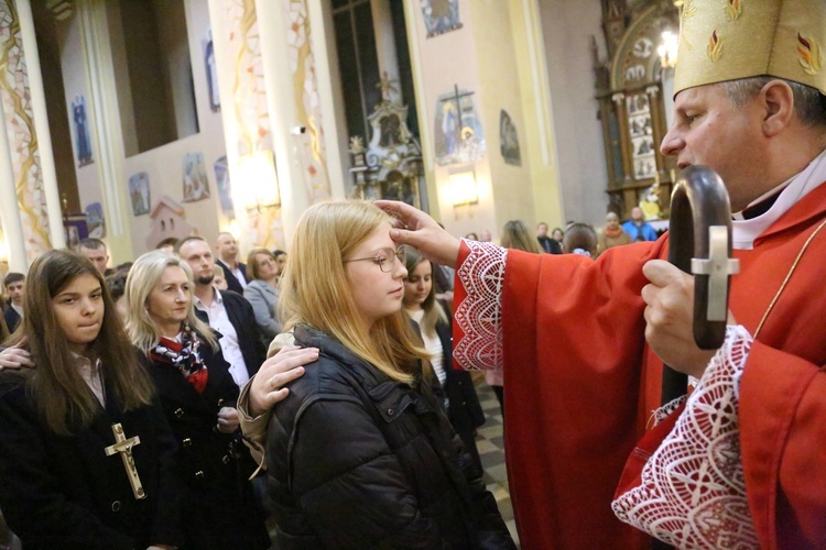 Bierzmowanie w Porąbce Uszewskiej