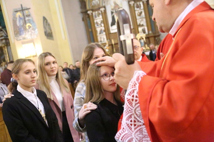 Bierzmowanie w Porąbce Uszewskiej