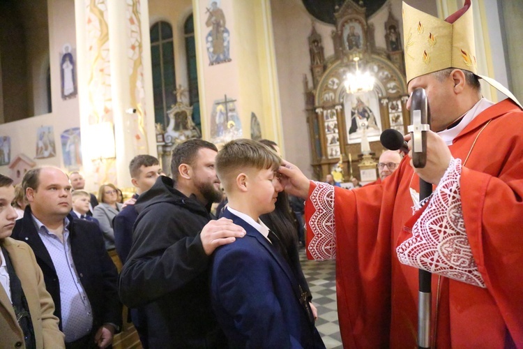 Bierzmowanie w Porąbce Uszewskiej