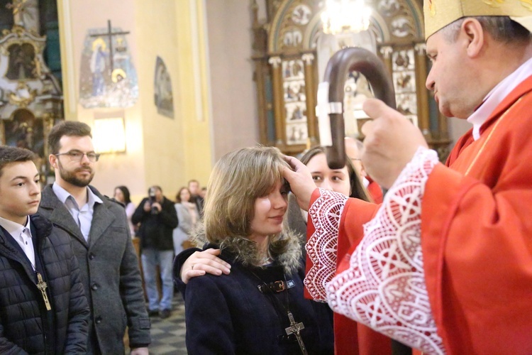 Bierzmowanie w Porąbce Uszewskiej