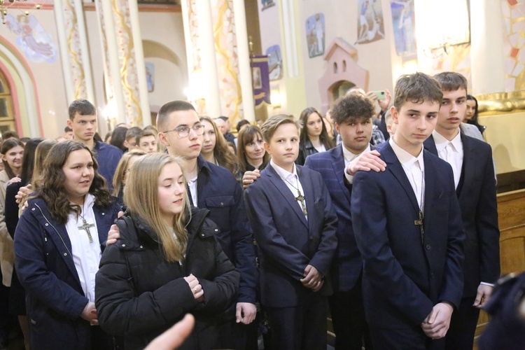 Bierzmowanie w Porąbce Uszewskiej