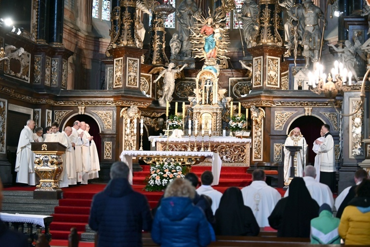 Uroczystość Zwiastowania Pańskiego w świdnickiej katedrze