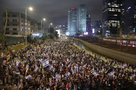 200 tys. osób protestowało w Tel Awiwie przeciwko reformie sądownictwa, 630 tys. w całym kraju