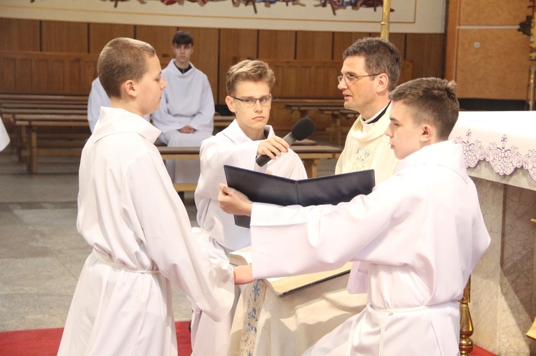 Błogosławieństwo lektorów w Tarnowie-Mościcach