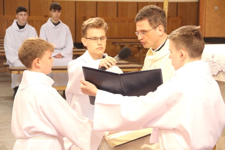 Błogosławieństwo lektorów w Tarnowie-Mościcach