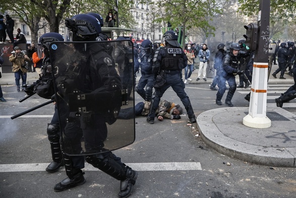 Prostesty we Francji nieraz przeradzają się w starcia z policją