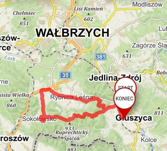 EDK w Głuszycy i w Świebodzicach