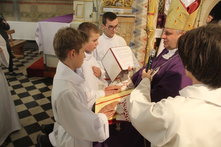 Błogosławieństwo lektorów w Ujanowicach