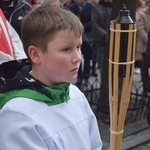 Ząbkowice Śl. Miejska Droga Krzyżowa ze św. Jadwigą i św. Janem Pawłem II 