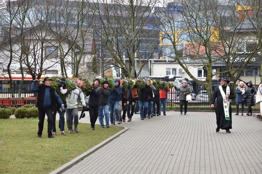 Jak górale w Gdańsku palmę postawili