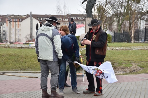 Jak górale w Gdańsku palmę postawili