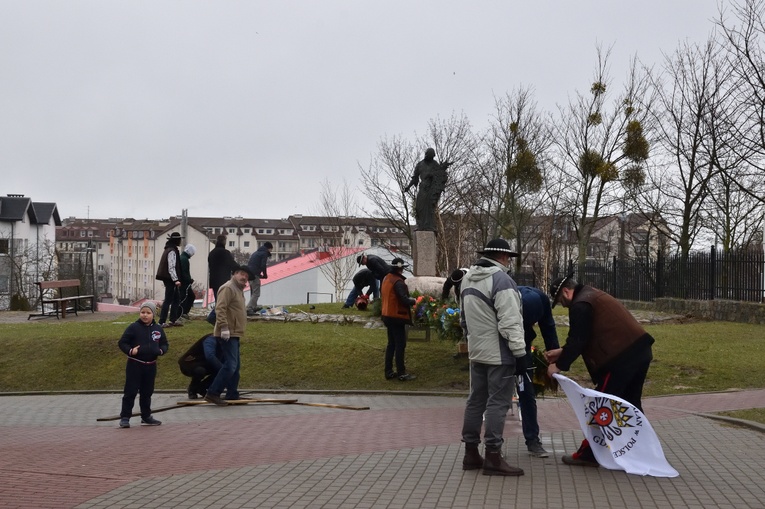 Jak górale w Gdańsku palmę postawili