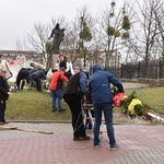 Jak górale w Gdańsku palmę postawili