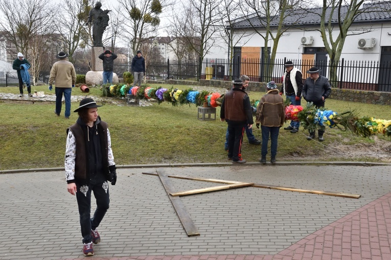 Jak górale w Gdańsku palmę postawili