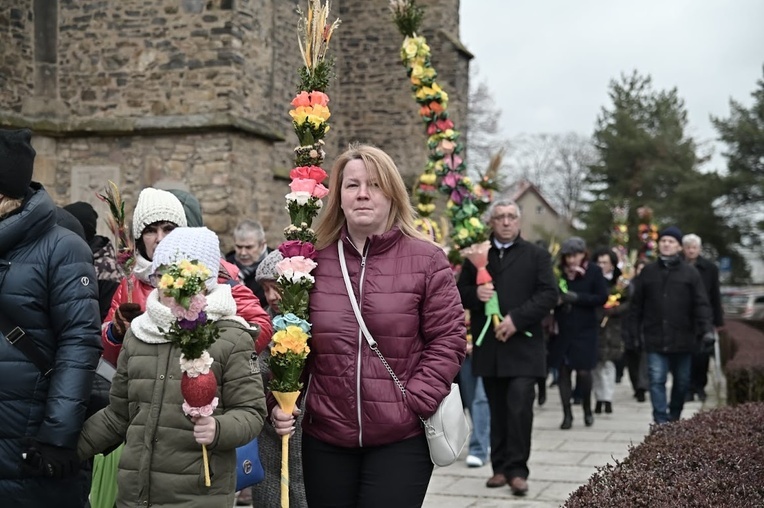 Strzegom. Palmowa procesja przeszła przez miasto 