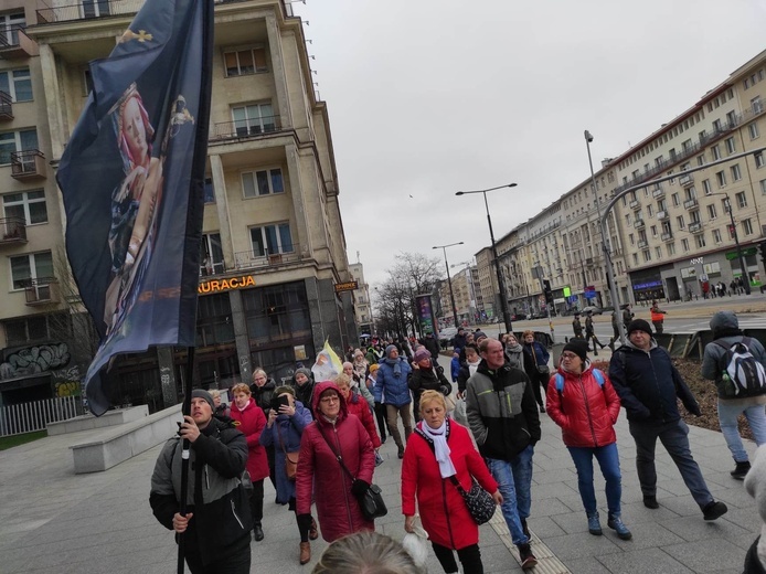 Pilanie na Narodowym Marszu Papieskim 