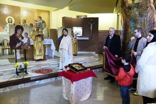 Abp Eugeniusz Popowicz odwiedził greckokatolicki ośrodek duszpasterski na Leszczynach