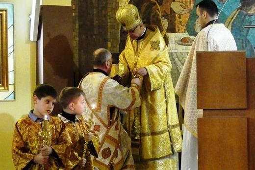 Abp Eugeniusz Popowicz odwiedził greckokatolicki ośrodek duszpasterski na Leszczynach