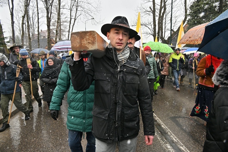 Marsz w obronie Jana Pawła II w Zakopanem