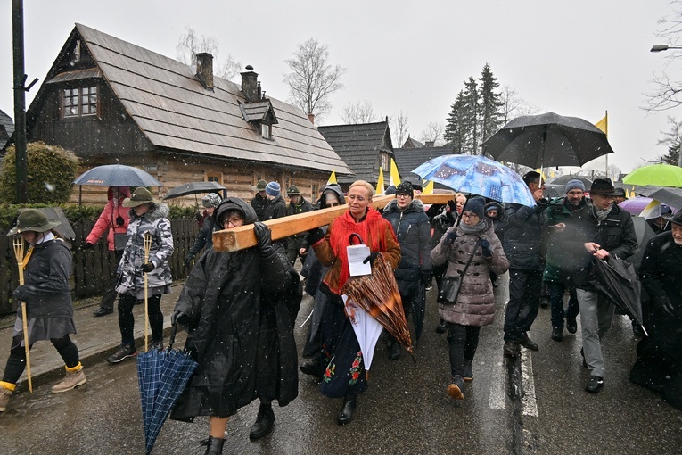 Marsz w obronie Jana Pawła II w Zakopanem