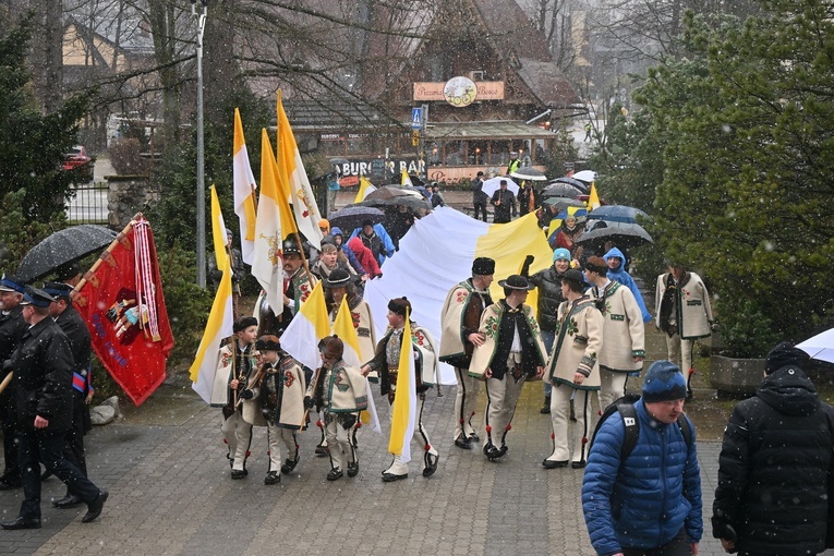 Marsz w obronie Jana Pawła II w Zakopanem