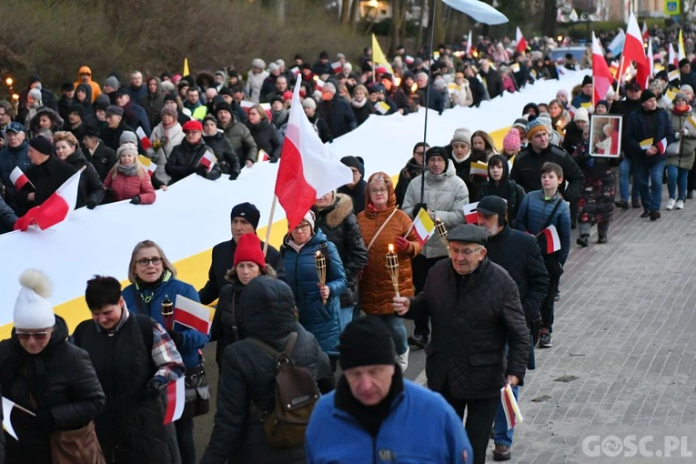 Marsz Papieski w Gorzowie Wlkp.