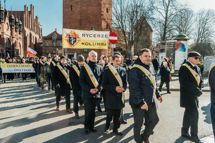 Marsz wdzięczności za życie i nauczanie św. Jana Pawła II