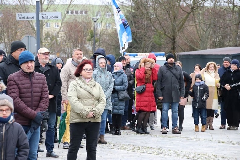 Marsz papieski w Łęcznej