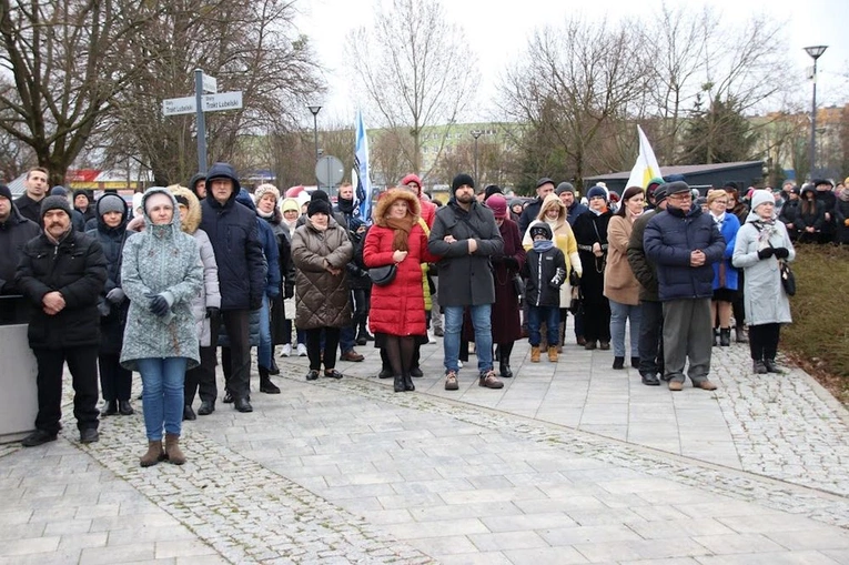 Marsz papieski w Łęcznej