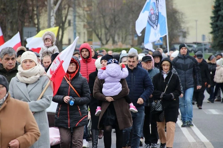 Marsz papieski w Łęcznej