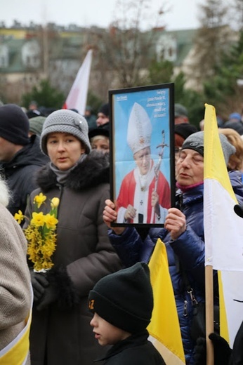 Marsz papieski w Łęcznej