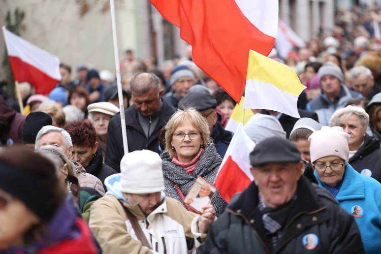 Marsz w obronie dziedzictwa Jana Pawła II