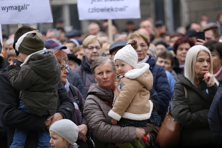 Marsz w obronie dziedzictwa Jana Pawła II