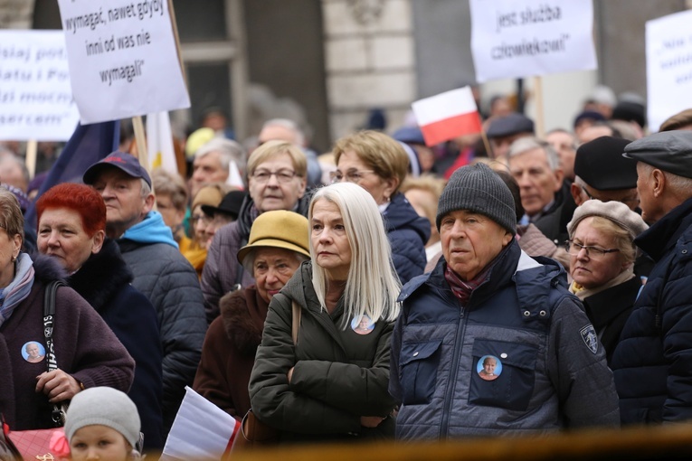 Marsz w obronie dziedzictwa Jana Pawła II