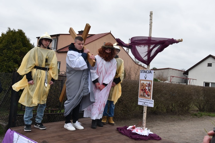 Leszno k. Przasnysza. Droga Krzyżowa