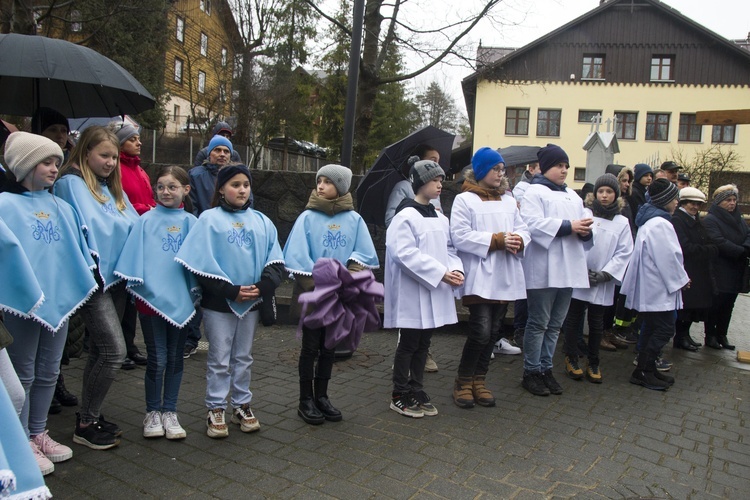 Szczawnica. Droga Krzyżowa ze św. Janem Pawłem II