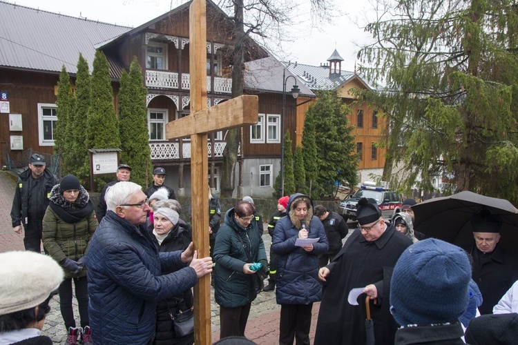Szczawnica. Droga Krzyżowa ze św. Janem Pawłem II