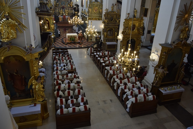 Msza św. Krzyżma w katedrze łowickiej 