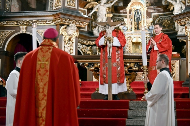 Liturgia Męki Pańskiej 2023 w świdnickiej katedrze