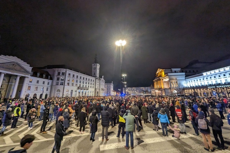 Droga Krzyżowa ulicami Warszawy