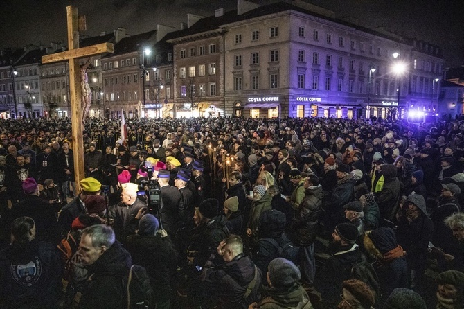 Droga Krzyżowa ulicami Warszawy